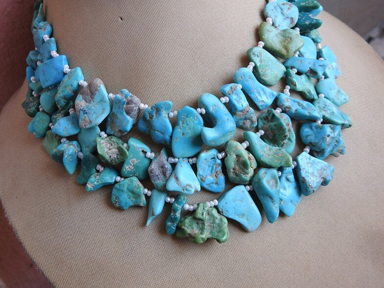 Arizona Turquoise Natural Polished Rough Slice 10Inches Loose Raw Stone Bulk Wholesale Price New Arrival 20x10-7x5mm Jewelry Making Bead R5