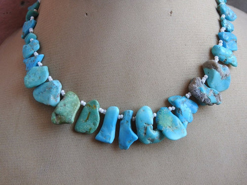 Arizona Turquoise Natural Polished Rough Slice 10Inches Loose Raw Stone Bulk Wholesale Price New Arrival 20x10-7x5mm Jewelry Making Bead R5