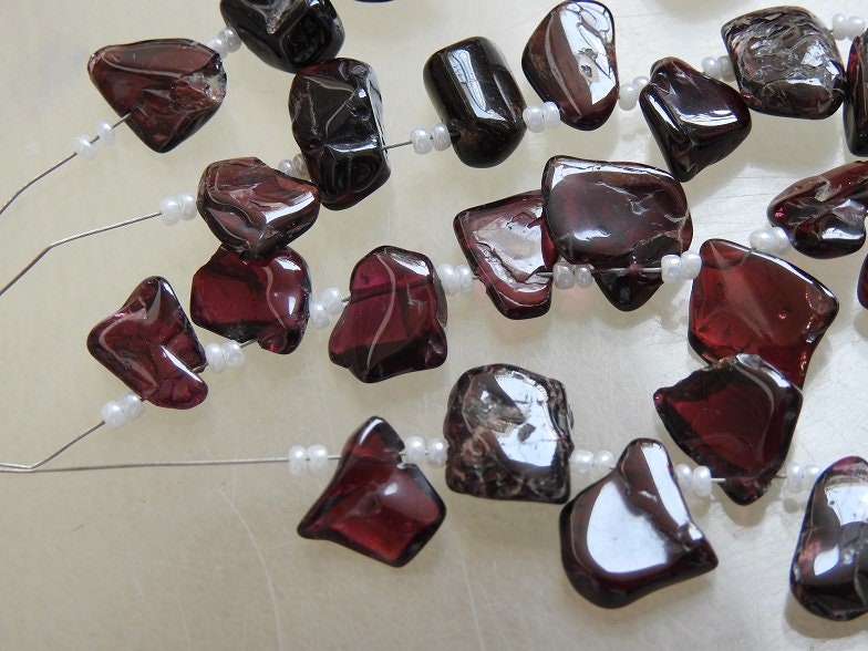 Rodolite Garnet Polished Natural Rough Stick/Nuggets/For Making Jewelry/10Inches 18To10MM Long Approx/R5