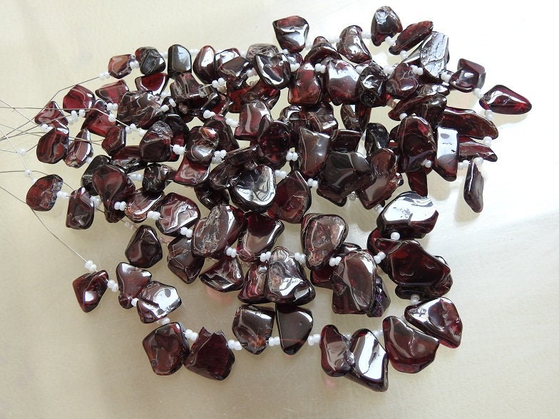 Rodolite Garnet Polished Natural Rough Stick/Nuggets/For Making Jewelry/10Inches 18To10MM Long Approx/R5
