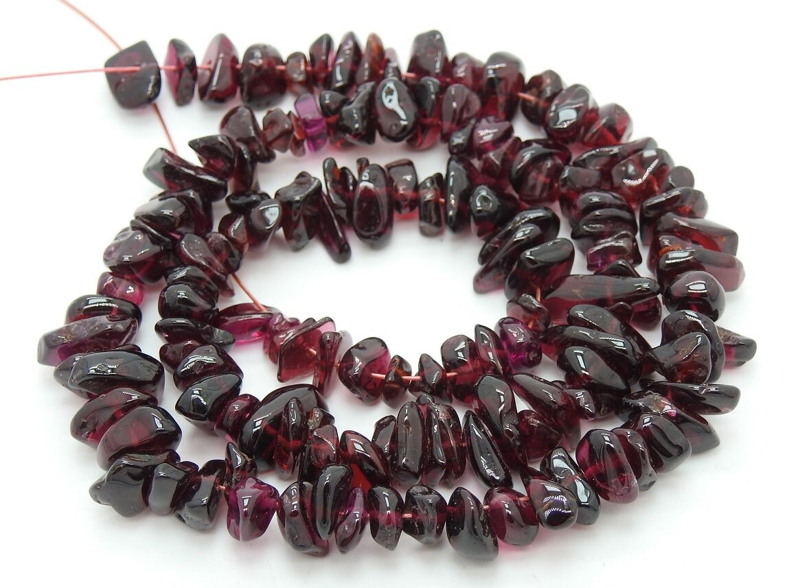 Natural Rough Garnet Beads Chips, Uncut Loose Raw Stone Lot, Wholesaler Craft Jewelry Making Supplies RB3