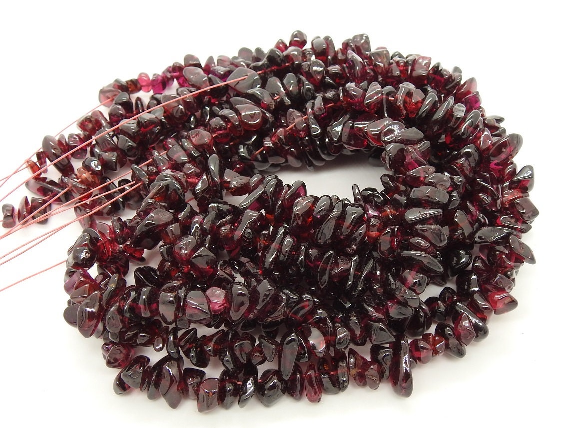 Natural Rough Garnet Beads Chips, Uncut Loose Raw Stone Lot, Wholesaler Craft Jewelry Making Supplies RB3