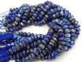 Lapis Lazuli Faceted Roundel Bead For Making Jewelry 10Inches Strand Wholesaler Supplies Natural Stone PME-B3