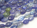 Blue Tanzanite Smooth Tumble Nugget Oval Shape 8Inch Strand 12X9To9X7MM Approx Wholesaler Supplies New Arrival PME-TU5