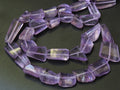 Pink Amethyst Faceted Tumble Nugget Beads, 17x15 to 12x10mm Natural Loose Gemstone Strand 8Inches, Wholesale Jewelry Making Supplies PME-TU1
