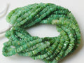 Natural Chrysoprase Smooth Heishe Square Cushion Shape Bead Strand 16 Inches 4MM Gemstone Jewelry Making Supply Wholesale PME-H1