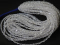 Natural Herkimer Diamond Crystal Rough Bead Nugget Chip Uncut Double Terminated 16 Inch Strand 4-2MM Jewelry Making Supplies PME-RB4