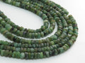 Emerald Smooth Matte Polished Roundel Bead, Handmade Loose Stone, 16 Inches Strand, Wholesaler Supplies, New Arrival Rondelle Gemstone PMEB5