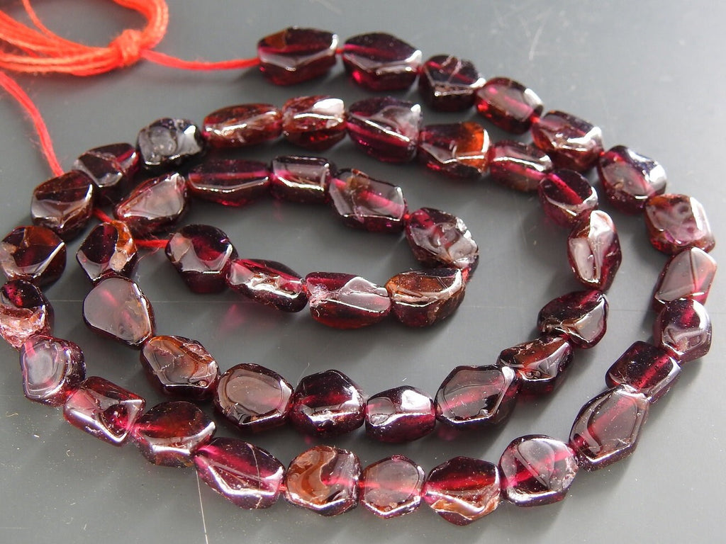Rhodolite Garnet Faceted Tumble Nugget For Making Jewelry 14Inch 9X8To7X6MM Approx Wholesaler Supplies Natural Stone TU2