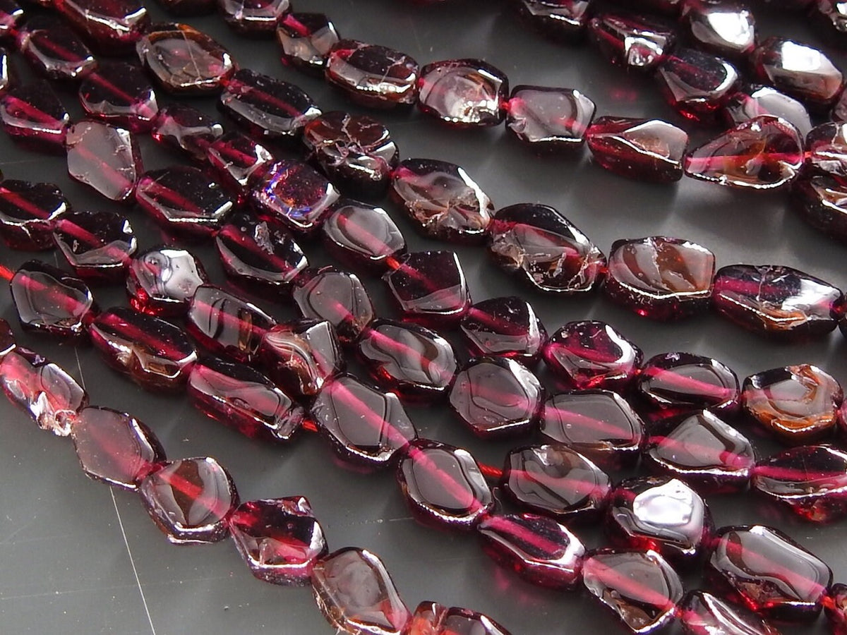 Rhodolite Garnet Faceted Tumble Nugget For Making Jewelry 14Inch 9X8To7X6MM Approx Wholesaler Supplies Natural Stone TU2