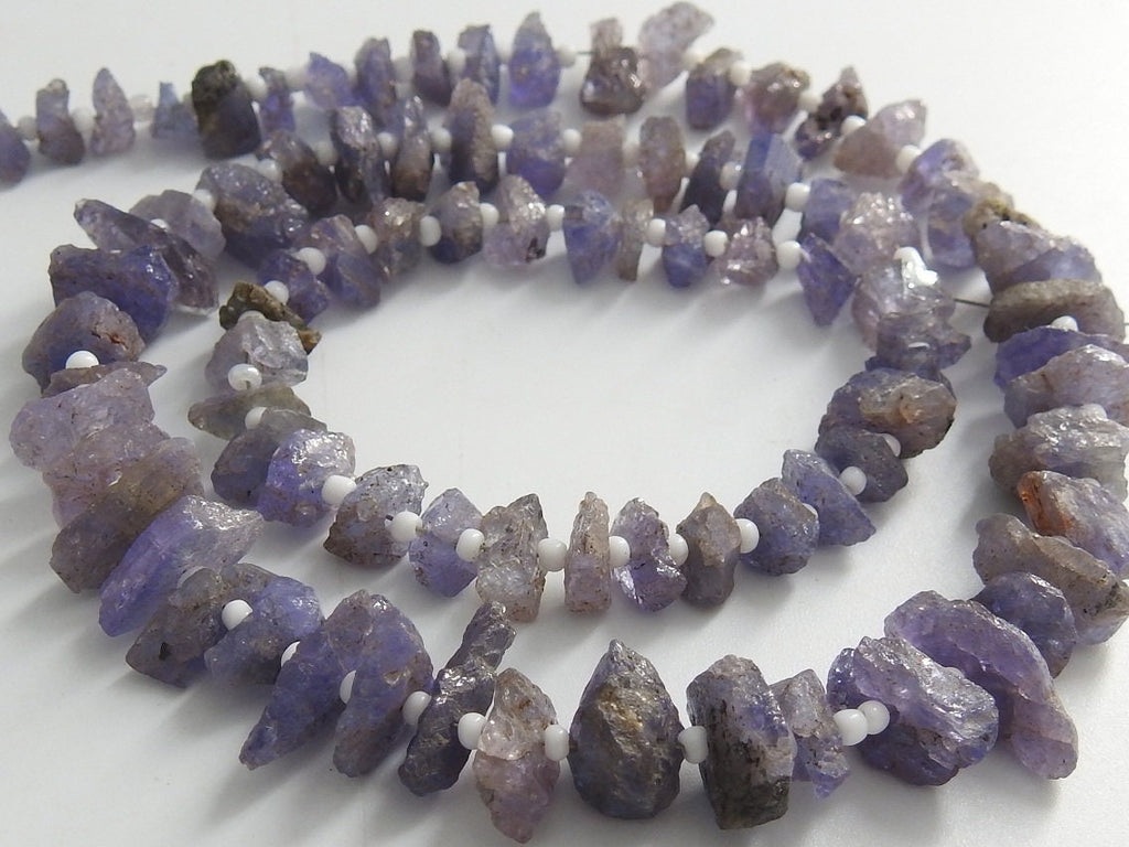 Natural Tanzanite Rough Chip 5-10mm Uncut Raw Strand Wholesale Gemstone Crystal Bead Jewelry Making Craft Supply New Arrival Wholesaler