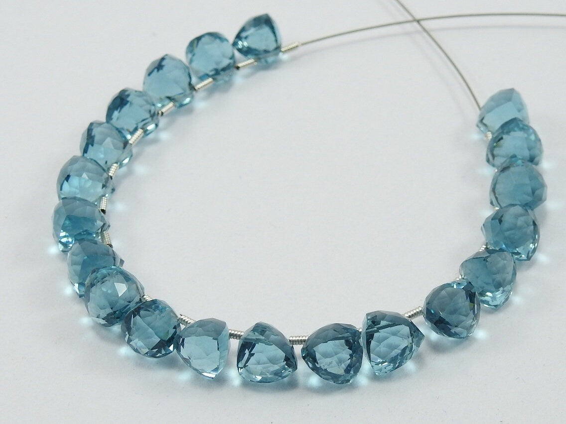 Quartz Micro Faceted Trillion-For Making Jewelry-8Inch Strand 8-7MM Approx-Wholesaler Supplies-New Arrival PME-QB