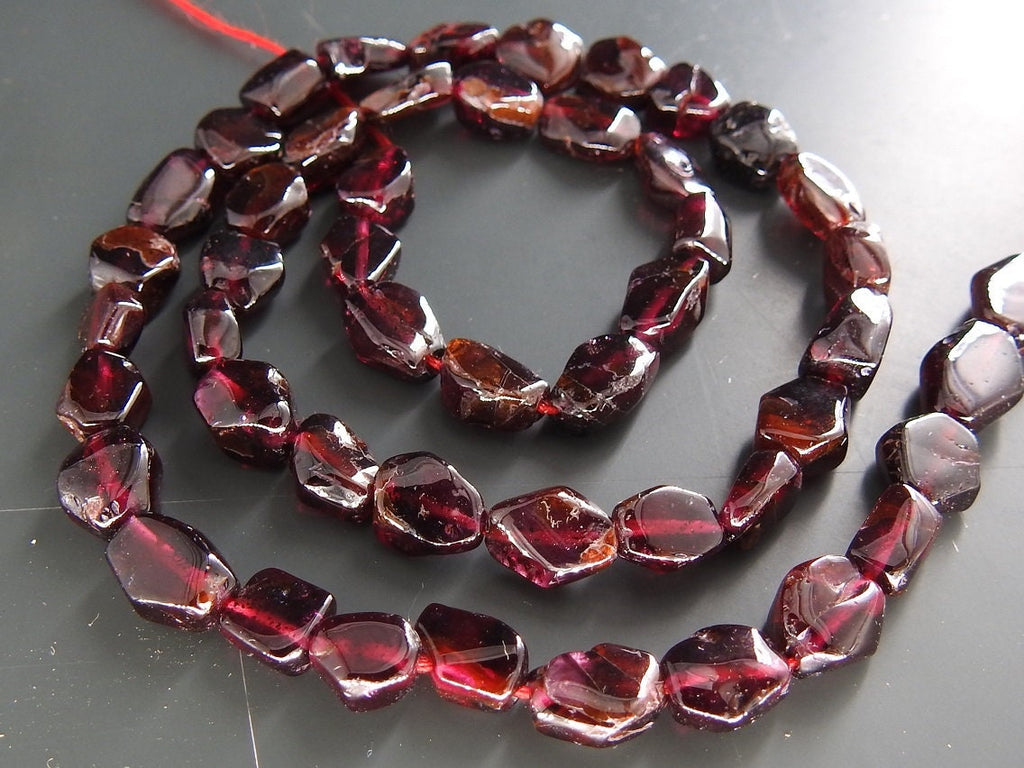 Rhodolite Garnet Faceted Tumble Nugget For Making Jewelry 14Inch 9X8To7X6MM Approx Wholesaler Supplies Natural Stone TU2