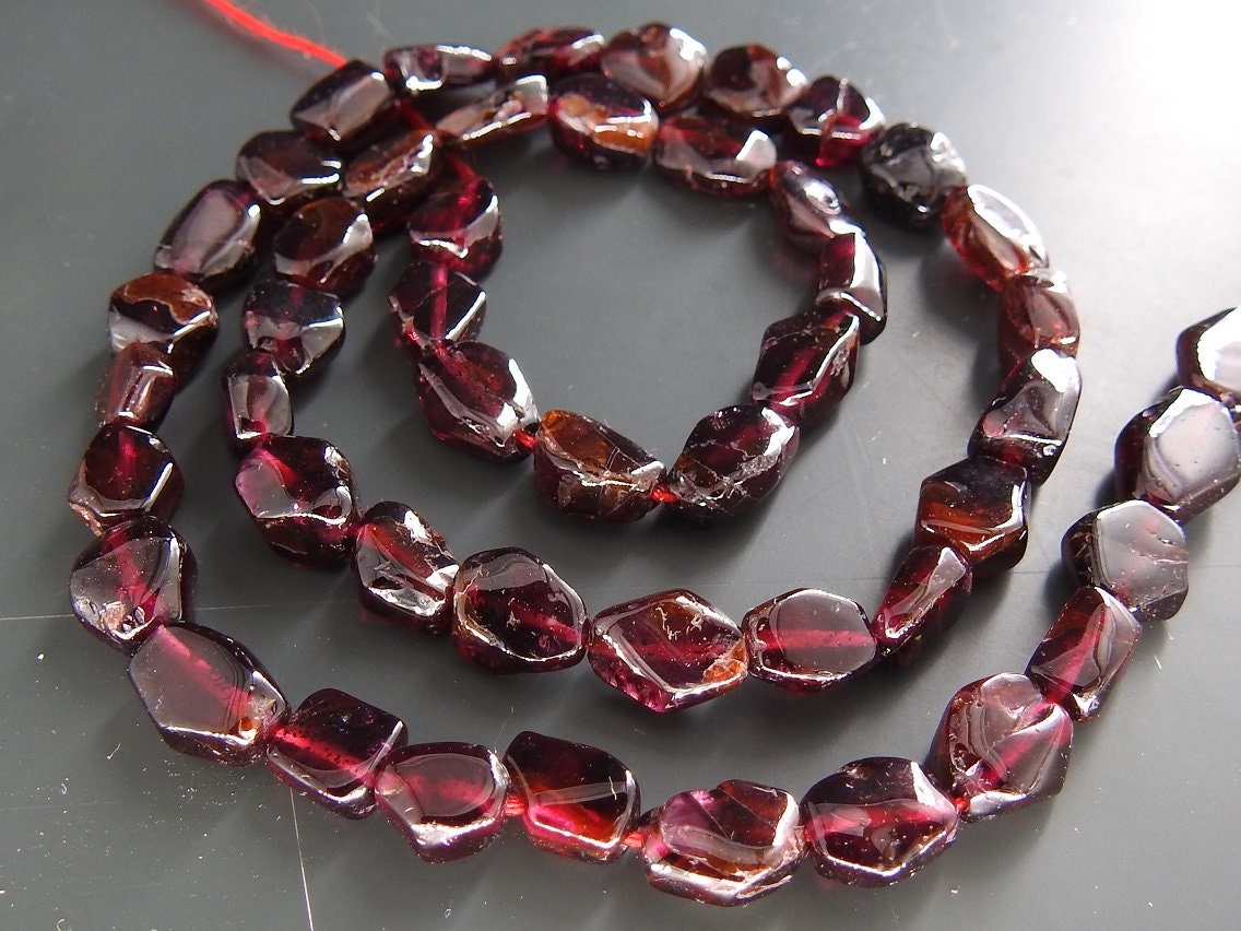 Rhodolite Garnet Faceted Tumble Nugget For Making Jewelry 14Inch 9X8To7X6MM Approx Wholesaler Supplies Natural Stone TU2