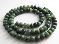 Emerald Smooth Matte Polished Roundel Bead 16Inches Strand Wholesaler Supplies Natural Stone Genuine Green Gemstone Loose Spacers WB-B7