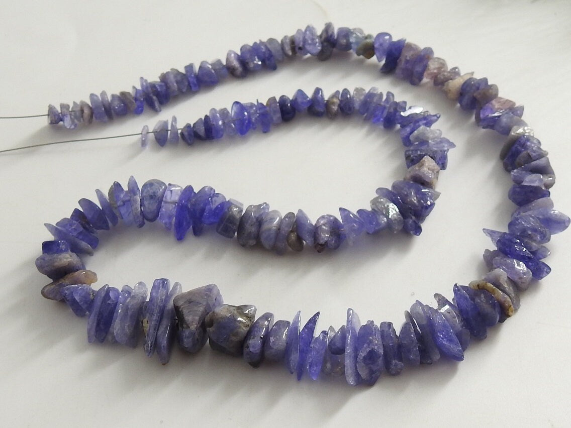 Natural Rough Tanzanite Beads Chips, Polished Nugget Loose Raw Stone Strand, New Arrival Wholesaler Supply 15-6mm RB7