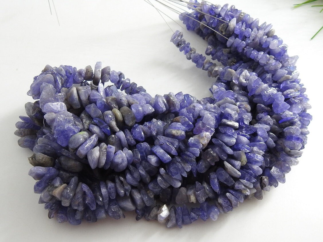 Natural Rough Tanzanite Beads Chips, Polished Nugget Loose Raw Stone Strand, New Arrival Wholesaler Supply 15-6mm RB7