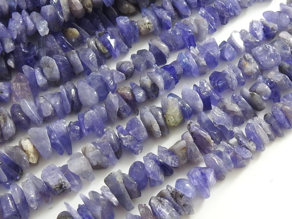Natural Rough Tanzanite Beads Chips, Polished Nugget Loose Raw Stone Strand, New Arrival Wholesaler Supply 15-6mm RB7