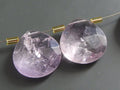 Pink Amethyst Faceted Heart Shape Teardrop For Making Jewelry Earring Pair Natural Stone Wholesaler Supplies PME-CY3