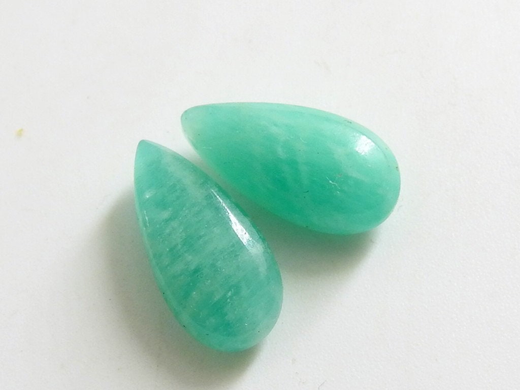 Natural Amazonite Smoothly Polished Teardrop Beads 10Pc Pack 15x7mm Wholesale Gemstone Supplies New Arrival Briolette Drop Pendant DIY