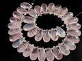 Rose Quartz Smooth Teardrop For Making Jewelry 10Piece 15X7MM Natural Stone PME-CY3