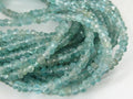 Sky Blue Apatite Faceted Roundel Bead For Jewelry Making Wholesale Price New Arrival 16Inches Strand Natural Stone WM-B8