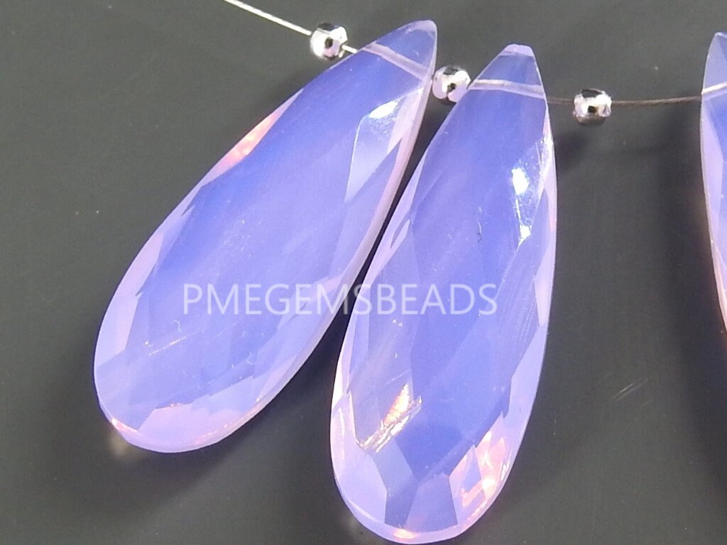Quartz Faceted Teardrop 2Piece 30X10MM Matched Pair Wholesaler Supplies For Making Jewelry PME-QA