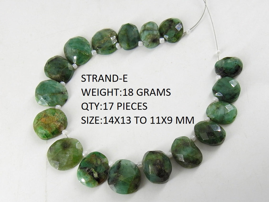 Emerald Faceted Fancy Shape Cabochon Briolette Handmade Gemstone Bead Wholesaler Supplies For Making Jewelry Natural Stone Loose Craft DIY