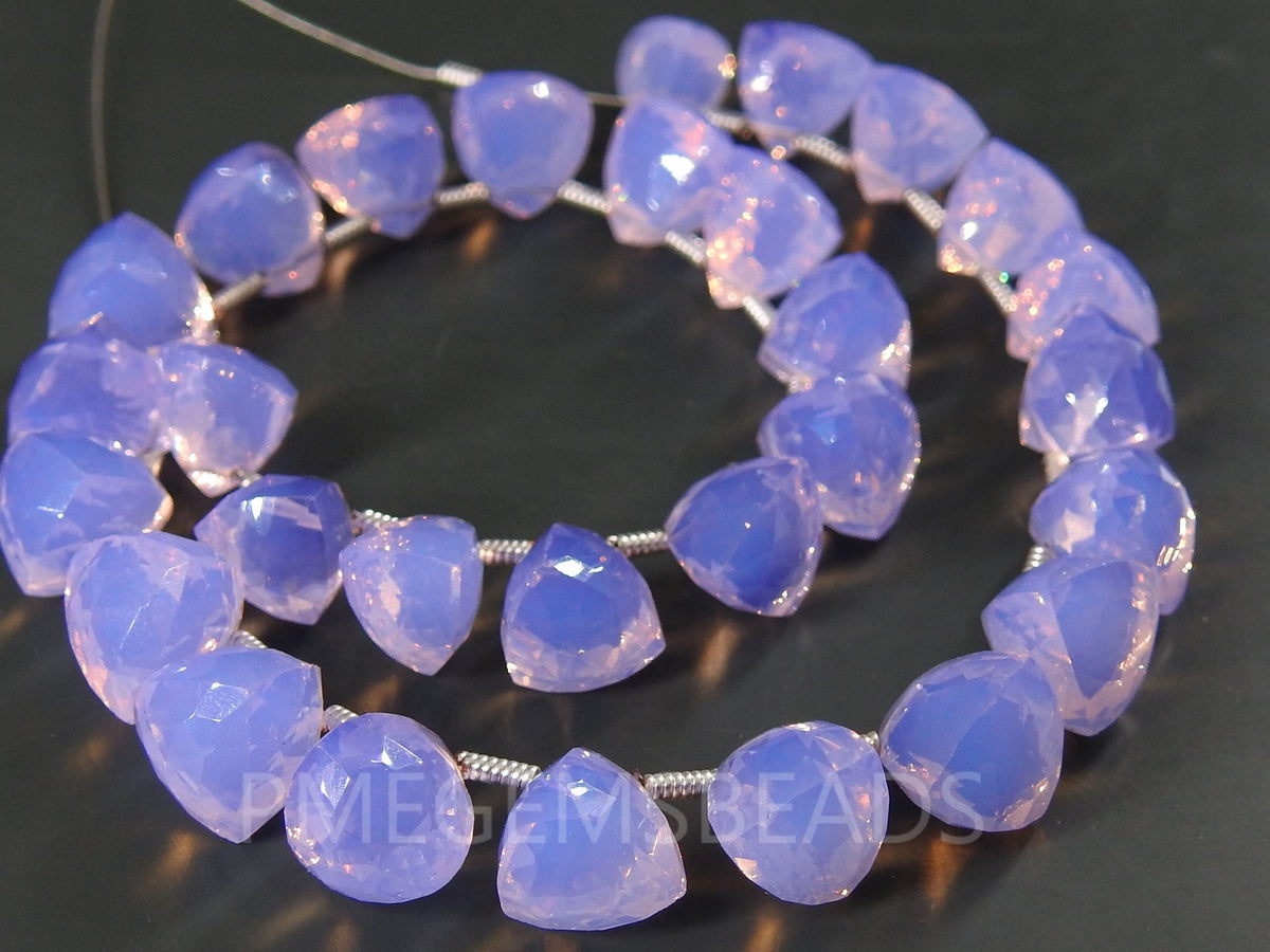 Quartz Micro Faceted Trillion-For Making Jewelry-8Inch Strand 8-7MM Approx-Wholesaler Supplies-New Arrival PME-QB