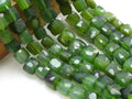 Serpentine Faceted Cube Box Bead 7Inches Strand Wholesaler Supplies New Arrival Natural Stone PME-CB2