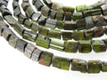 Green Tourmaline Natural Crystal Polished Rough Chip Nugget 14Inches Strand 5-8mm Long Approx Wholesale Stone For Jewelry Making Supplies