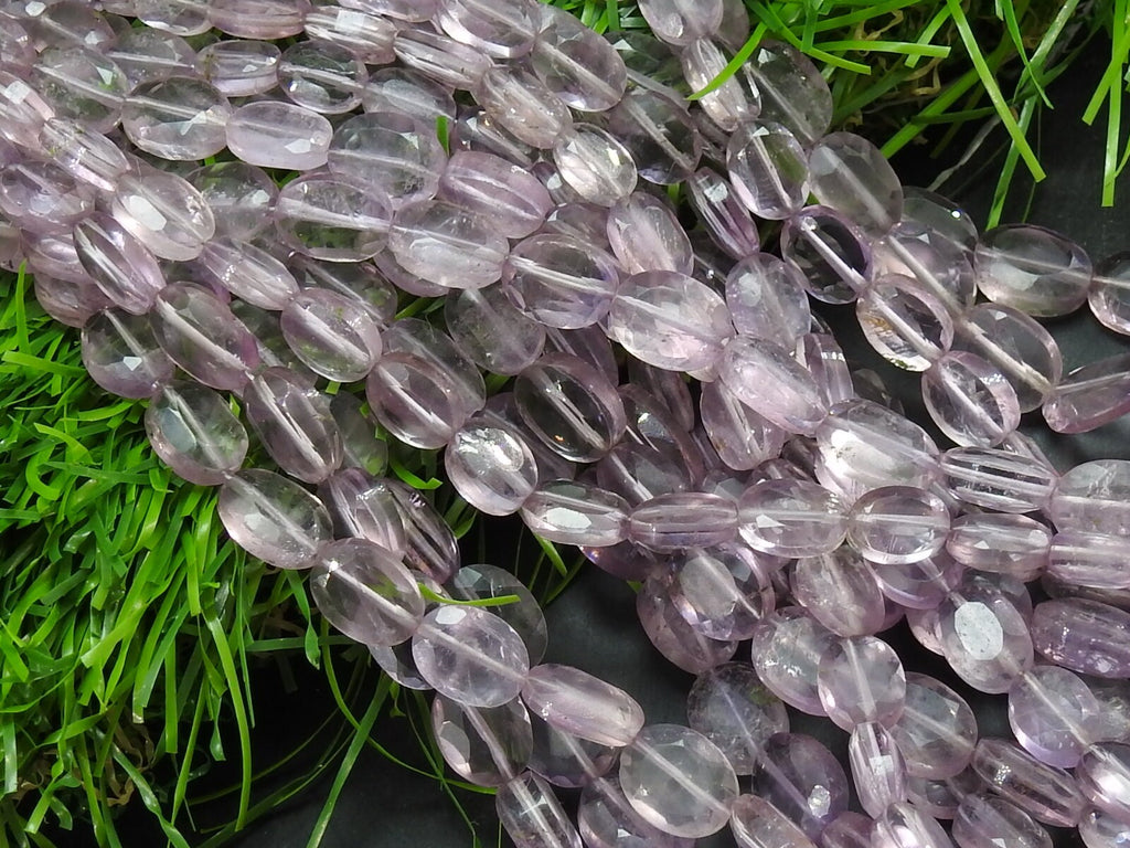 Pink Amethyst Tumble Bead-Faceted Stone-Oval Shape-16Inches 10X8To7X5MM Approx-Wholesaler Supplies-New Arrival-Natural Gemstone PME-TU1