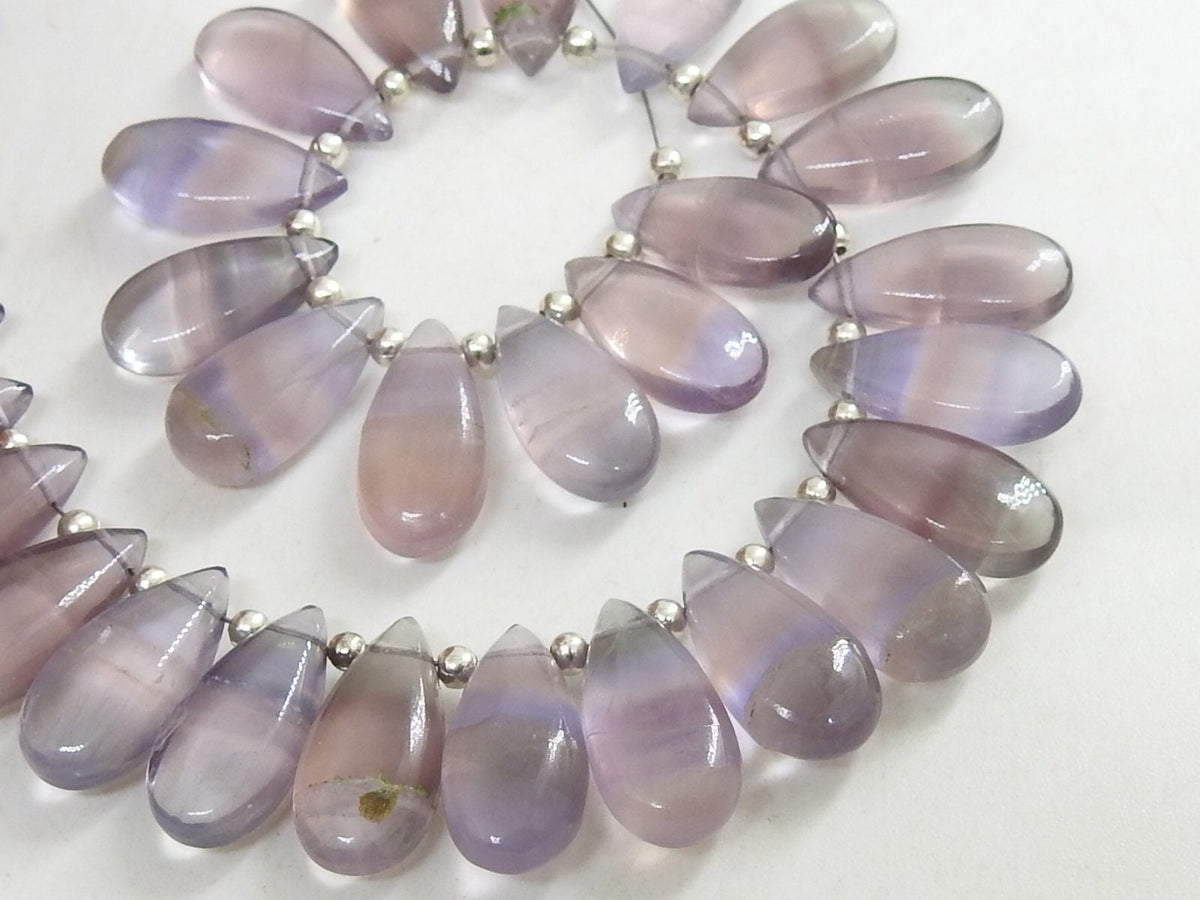 Fluorite Smooth Teardrop For Making Jewelry 10Piece 15X7MM For Making Jewelry Wholesaler Supplies Natural Stone PME-CY3