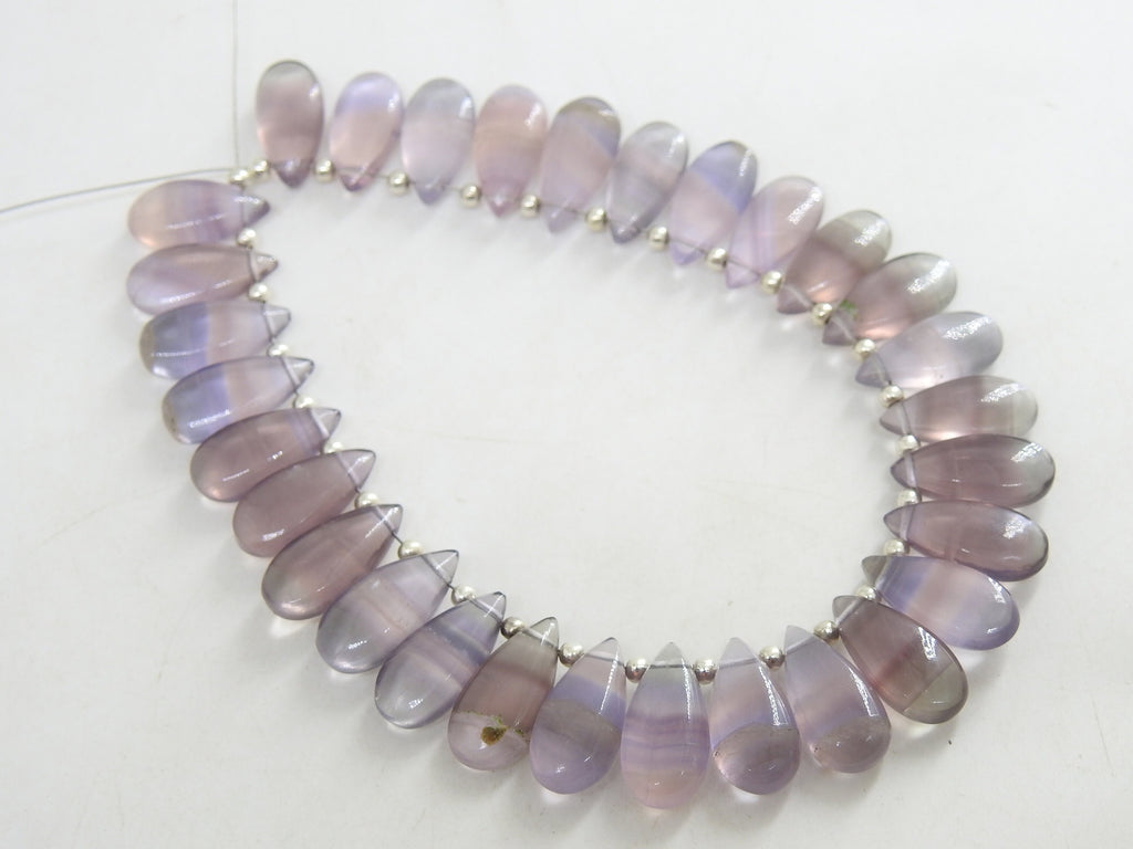 Fluorite Smooth Teardrop For Making Jewelry 10Piece 15X7MM For Making Jewelry Wholesaler Supplies Natural Stone PME-CY3