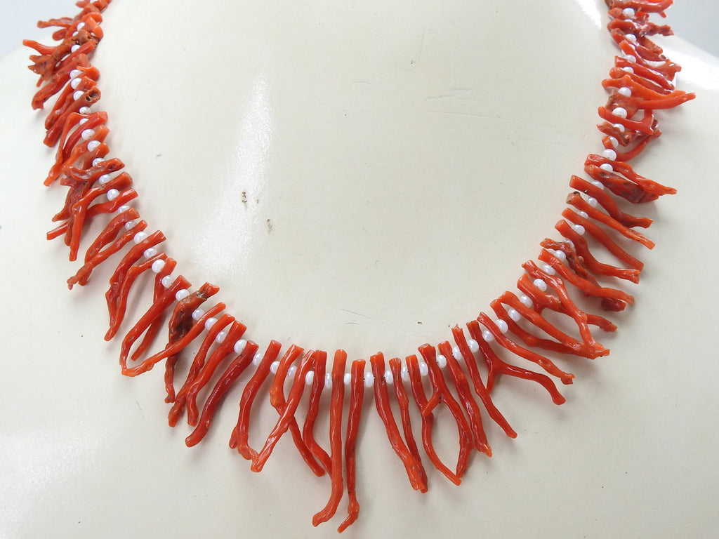 Red Coral Natural Polished Rough Stick 16Inch Strand 5X2To25X2MM Approx For Making Jewelry Loose Raw Stone Wholesaler Supplies WM-CR1