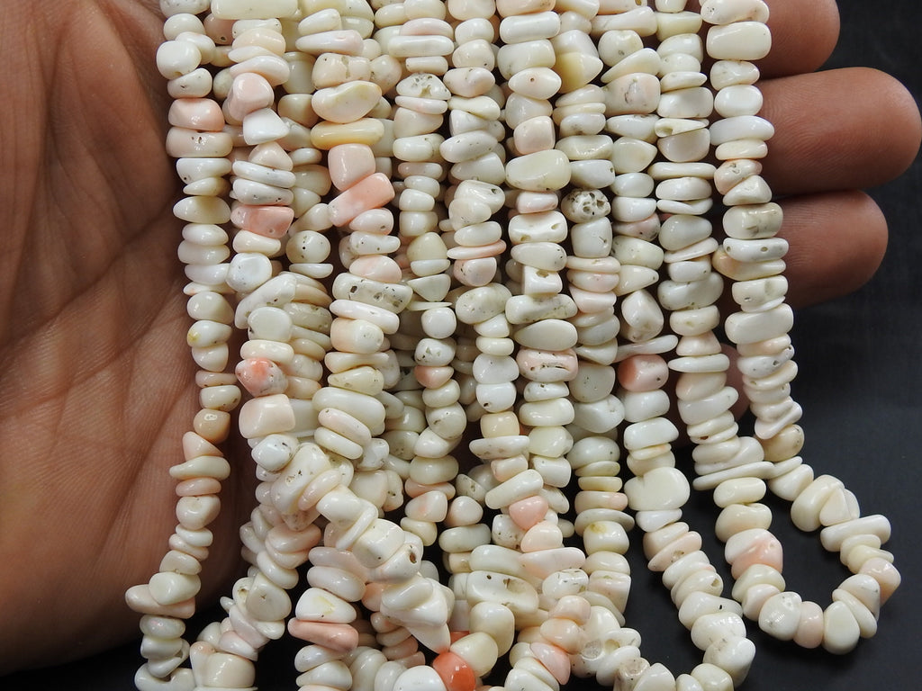 Natural White Coral Rough Beads Uncut Chip Nugget Loose Raw Stone 16 Inches Strand 5-10MM Wholesaler Jewelry Sourcing Supplies New Arrival