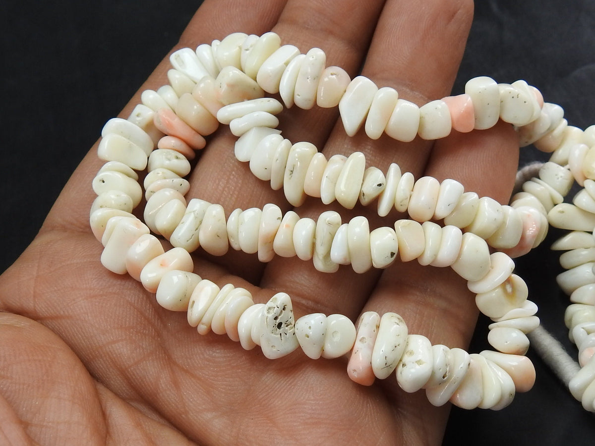White Coral Natural Polished Rough Bead-Loose Raw Stone-16Inches Strand 7X6To9X5MM Approx- Wholesaler Supplies-New Arrival CR1