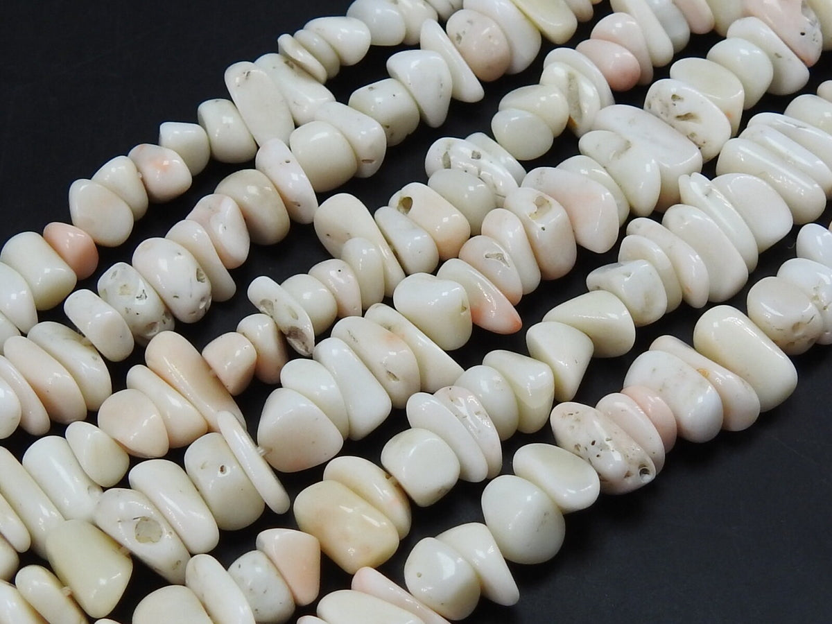 Natural White Coral Rough Beads Uncut Chip Nugget Loose Raw Stone 16 Inches Strand 5-10MM Wholesaler Jewelry Sourcing Supplies New Arrival
