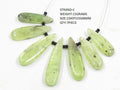 Natural Green Kyanite Smooth Fancy Shape Cabochon Briolette Loose Gemstone For Making Jewelry BR9