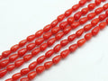 Red Coral Smooth Long Drop Beads 6X3MM Approx 16Inch Strand Loose Gemstones Wholesale Supplies Jewelry Making Crafting Beads BK-CR2