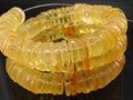 Amber Bead Smooth Polished Tire Coin Wheel Shape 8Inch Strand For Making Jewelry Wholesaler Supplies New Arrival Stone WM-T4