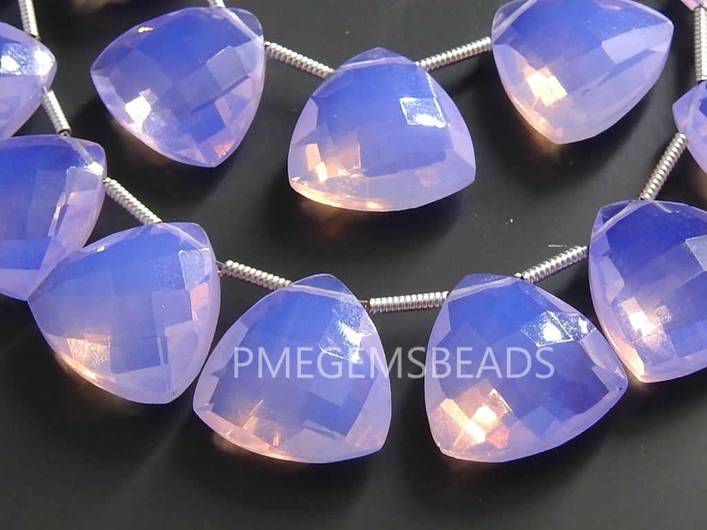 Quartz Faceted Trillion Triangle Teardrop Drop Loose Stone For Making Jewelry 10Piece 12X12MM PME-QA