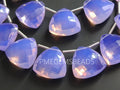 Quartz Faceted Trillion Triangle Teardrop Drop Loose Stone For Making Jewelry 10Piece 12X12MM PME-QA