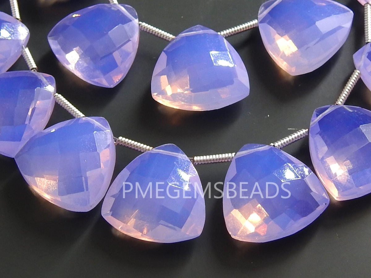 Quartz Faceted Trillion Triangle Teardrop Drop Loose Stone For Making Jewelry 10Piece 12X12MM PME-QA