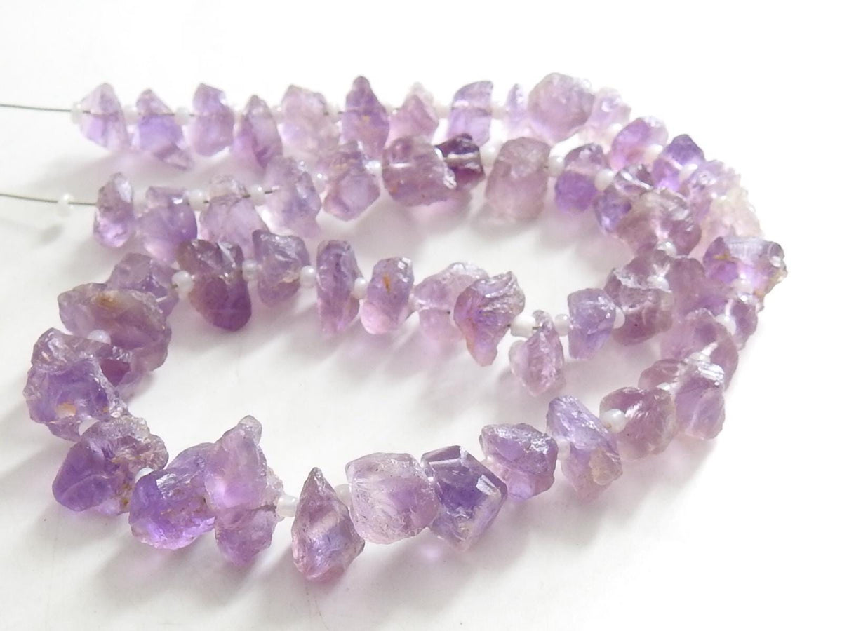 Amethyst Natural Crystal Rough Bead Nugget 12Inch Strand 7-10MM Approx Wholesaler Supplies New Arrival R2