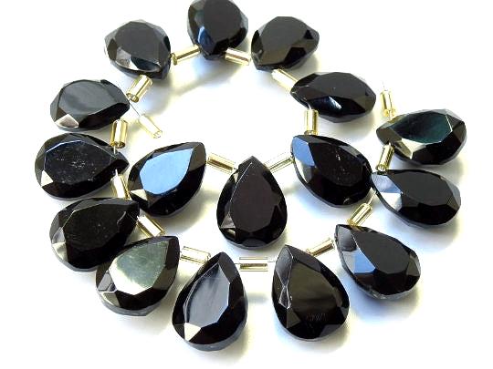 Chalcedony Faceted Cut Stone Teardrop 2Piece 15x10mm For Making Jewelry, New Arrival Handmade Artisan Supplies Briolette Pendant Bead
