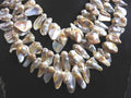 Pearl Natural Polished Rough Slice 12Inch Strand 35To15MM Long Wholesaler Supplies PME-R5