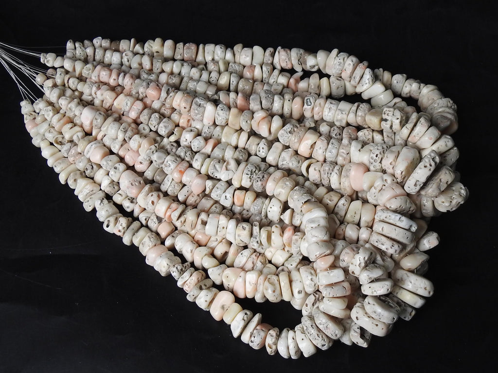 Natural White Coral Rough Beads, Polished Raw Stone Loose 16 Inches Strand, 14X3 To 22X20MM Gemstone Bead, Wholesale Jewelry Supply WM-CR1