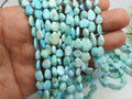 Turquoise Nugget Teardrop Strand Sleeping Beauty 7x5-10x8mm 15 Inch Strand