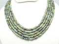African Turquoise Tube Shape Matte Polished Bead 14Inch 8X5To18X5MM Approx Natural Stone WB-2
